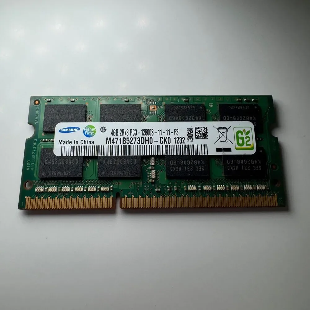Samsung 4GB DDR3 Laptop RAM PC3-12800S 1600MHz SODIMM M471B5273DH0-CK0 204-Pin